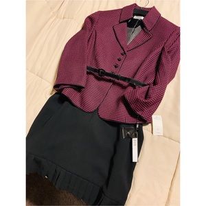 2 piece tahari skirt set